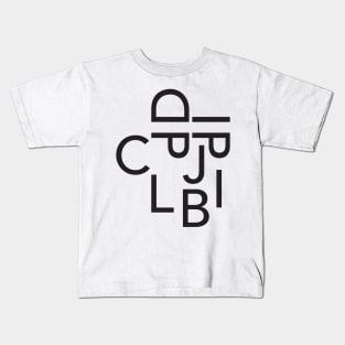 Type Face Kids T-Shirt